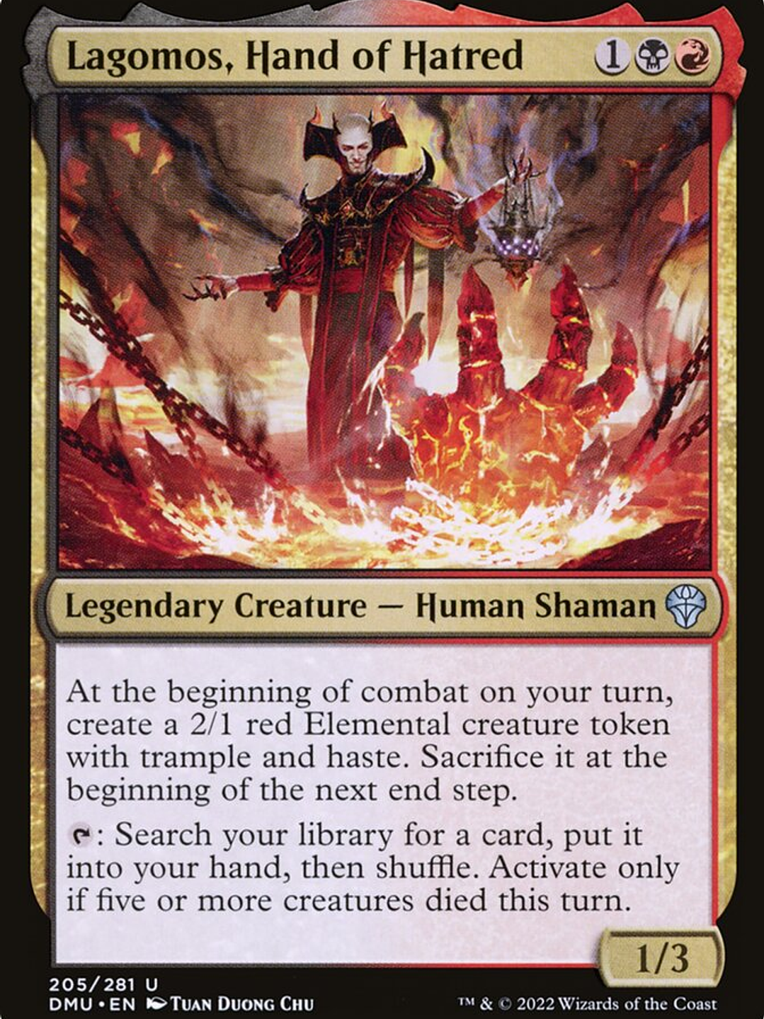 Lagomos, Hand of Hatred (Dominaria United) 1