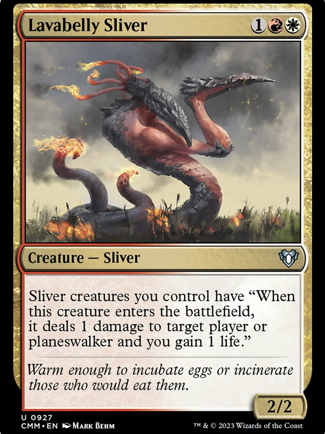 Lavabelly Sliver (Commander Masters) 1