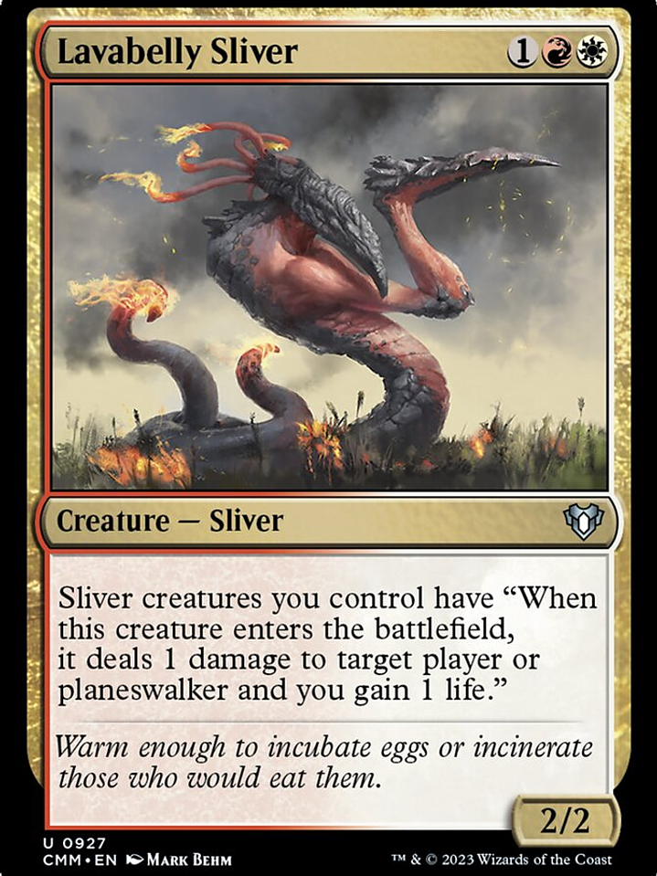 Lavabelly Sliver (Commander Masters) 1