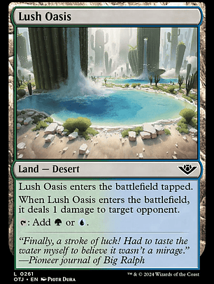 Lush Oasis (Outlaws of Thunder Junction)