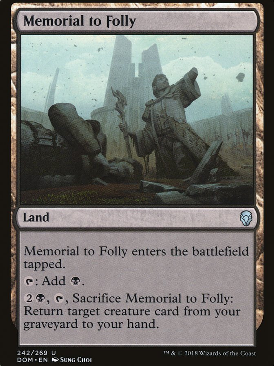 Memorial to Folly (Dominaria) 1