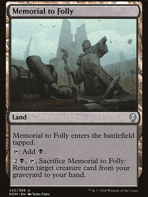 Memorial to Folly (Dominaria)