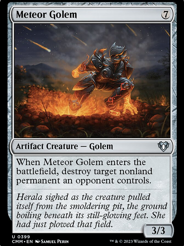 Meteor Golem (Commander Masters) 1