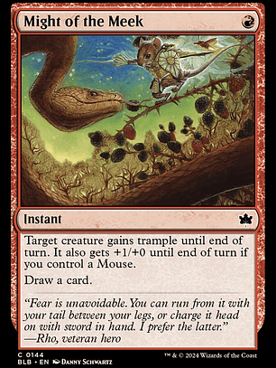 Might of the Meek (Bloomburrow)
