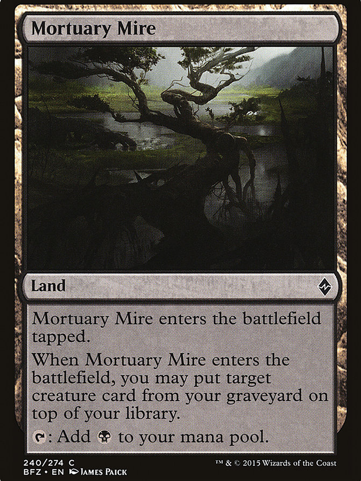 Mortuary Mire (Battle for Zendikar) 1