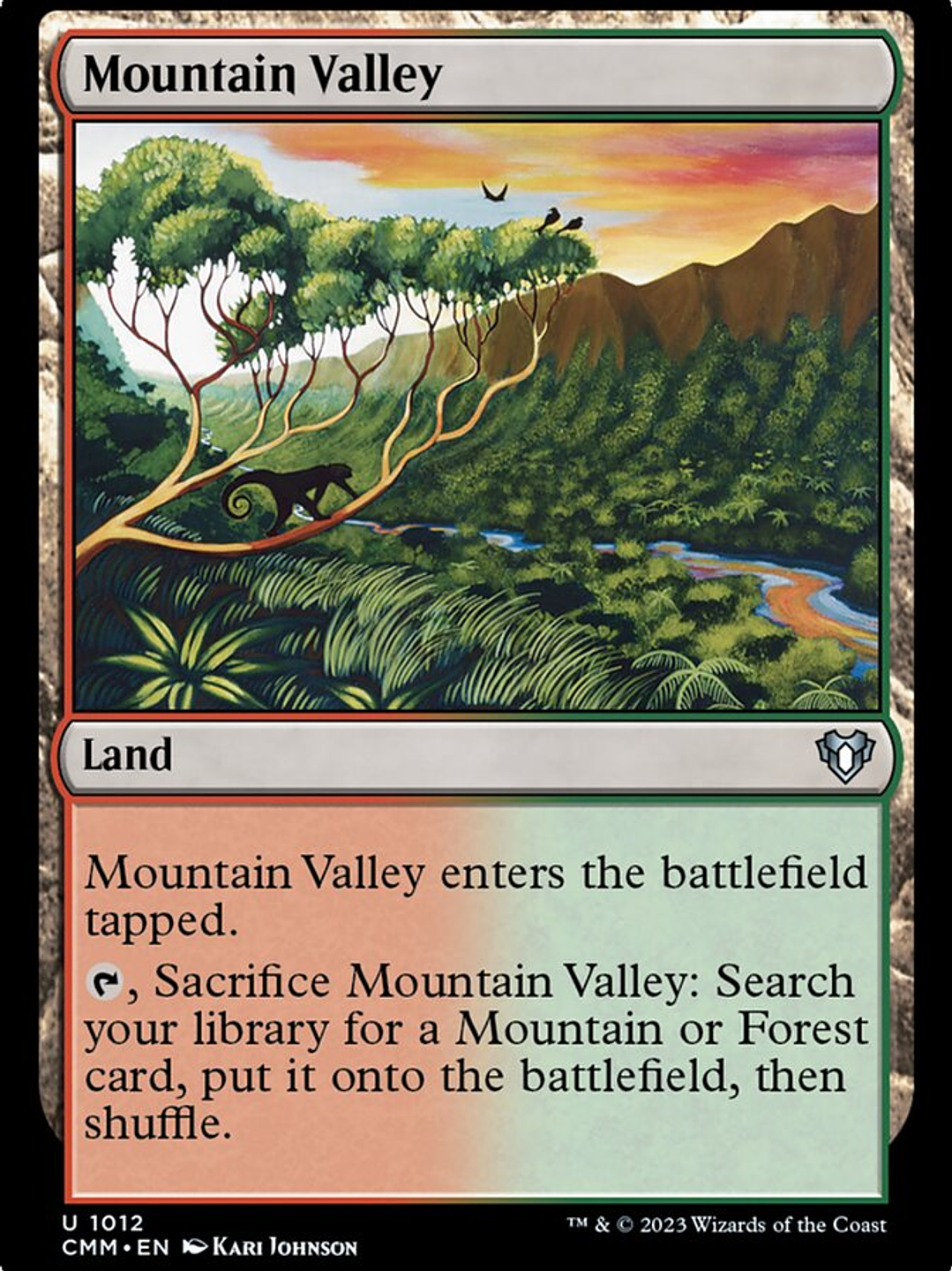 Mountain Valley (Commander Masters) 1