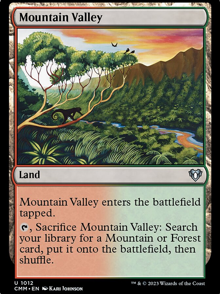Mountain Valley (Commander Masters) 1