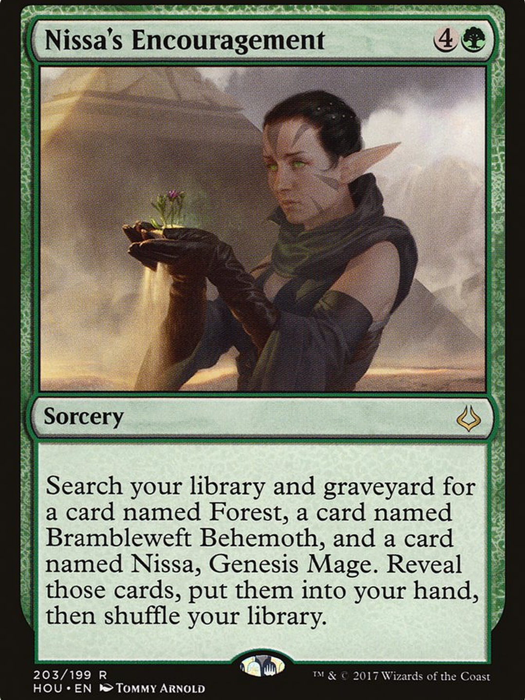 Nissa's Encouragement (Hour of Devastation) 1