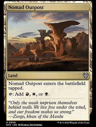 Nomad Outpost (Outlaws of Thunder Junction Commander)