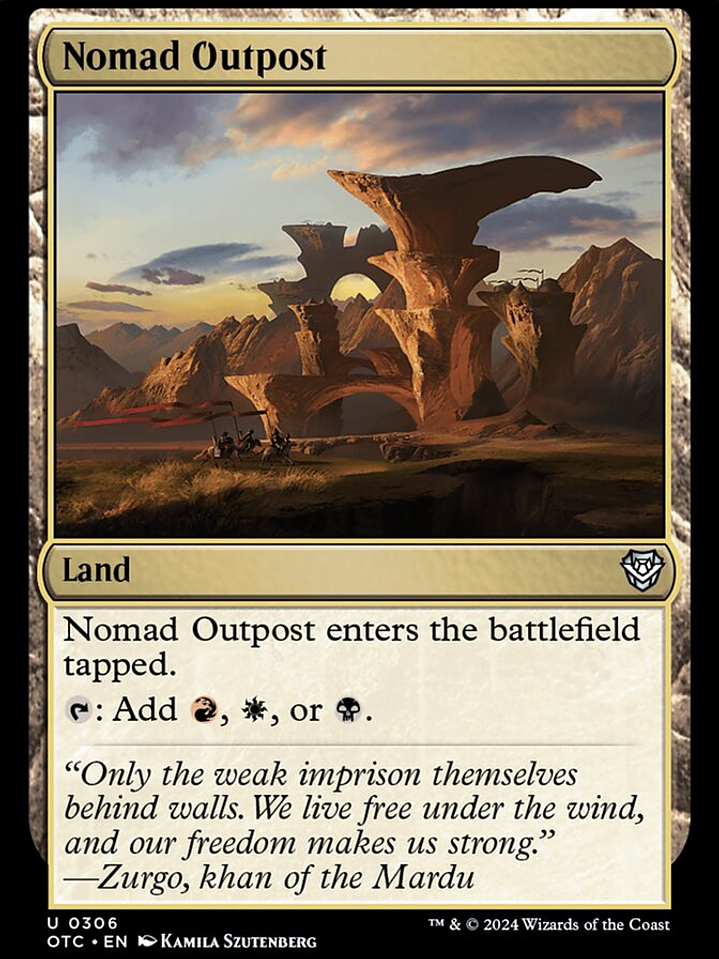 Nomad Outpost (Outlaws of Thunder Junction Commander) 1