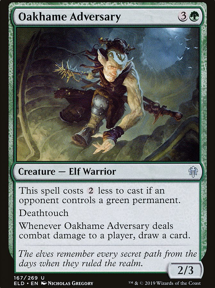 Oakhame Adversary (Throne of Eldraine) 1