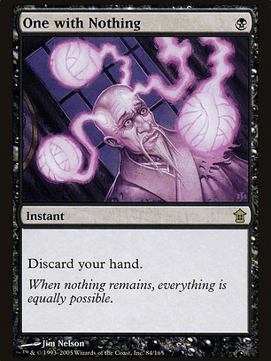 One with Nothing (Saviors of Kamigawa)