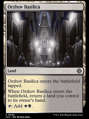 Orzhov Basilica (The Lost Caverns of Ixalan Commander)