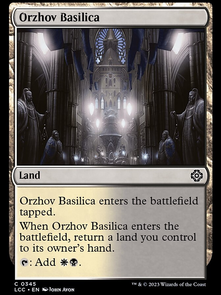 Orzhov Basilica (The Lost Caverns of Ixalan Commander) 1