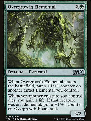 Overgrowth Elemental (Core Set 2020)