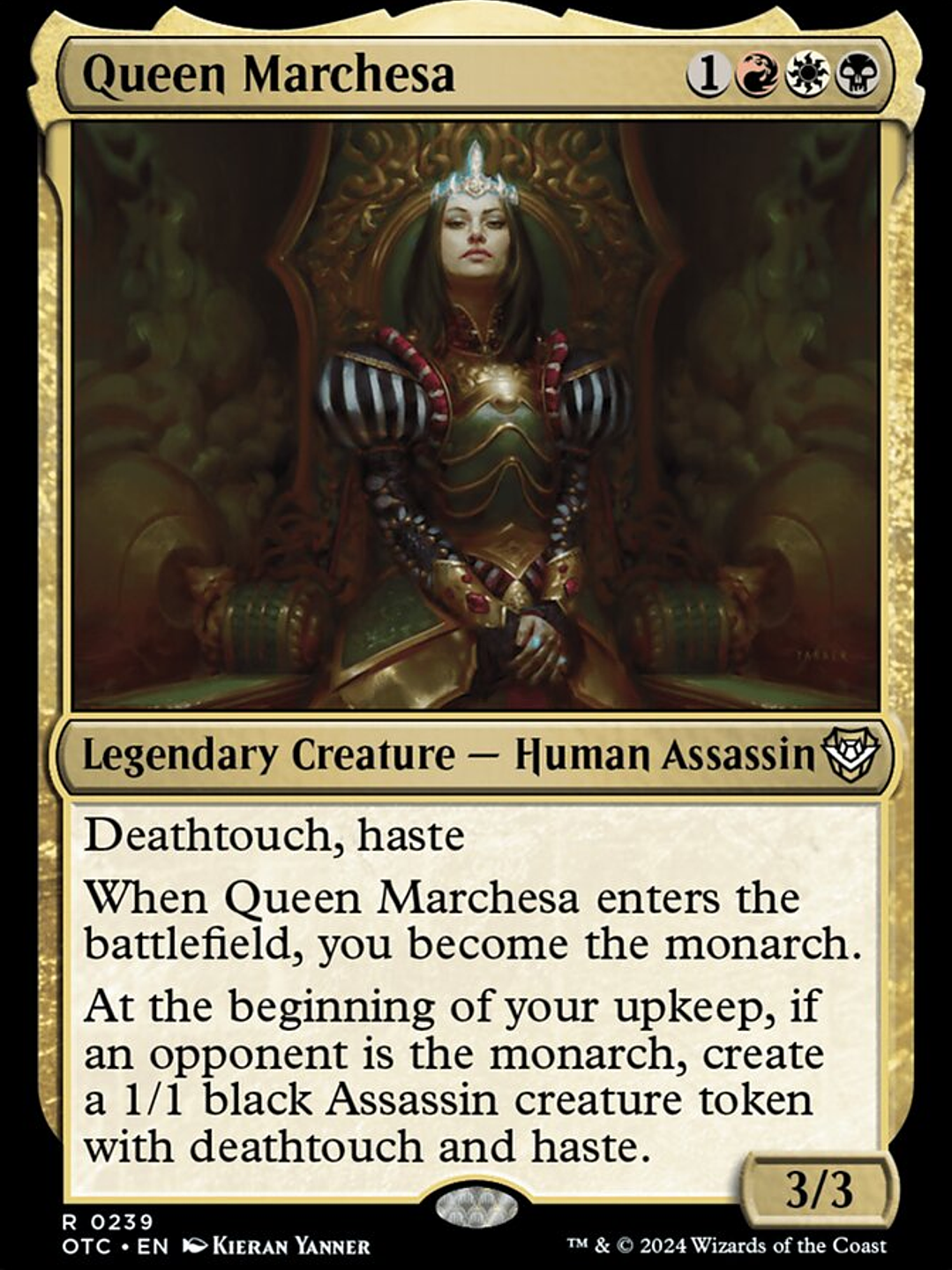 Queen Marchesa (Outlaws of Thunder Junction Commander) 1