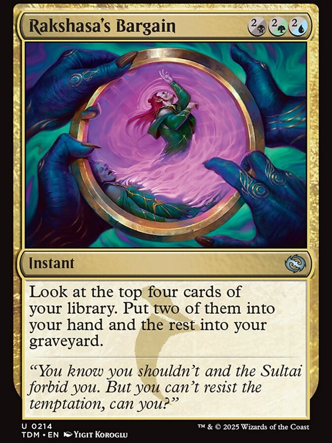 Rakshasa's Bargain (Tarkir: Dragonstorm) 1