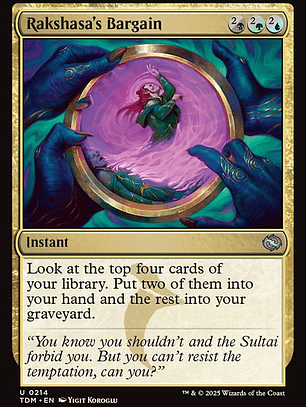 Rakshasa's Bargain (Tarkir: Dragonstorm)