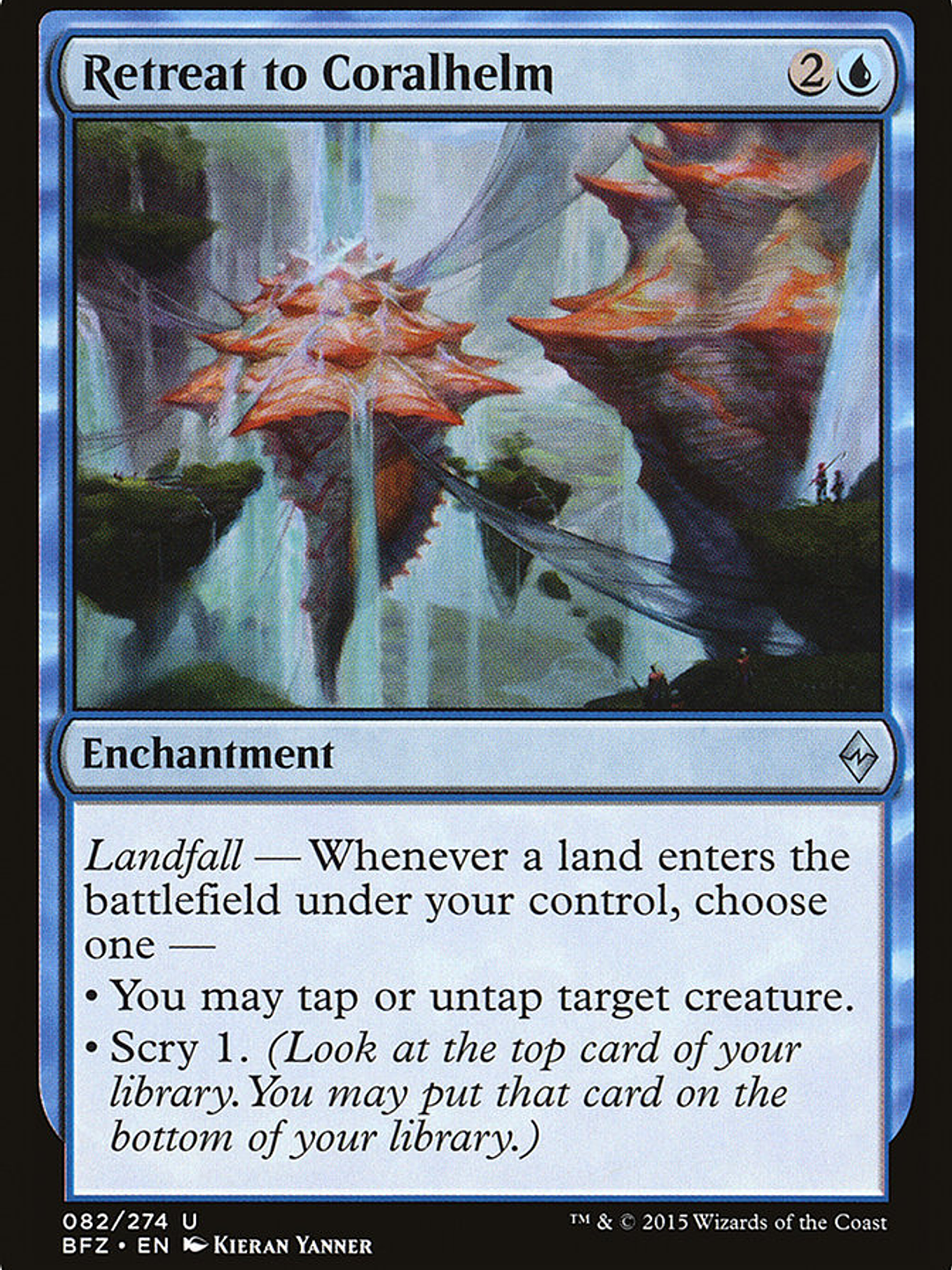 Retreat to Coralhelm (Battle for Zendikar) 1