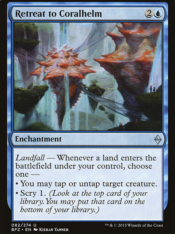 Retreat to Coralhelm (Battle for Zendikar) 1