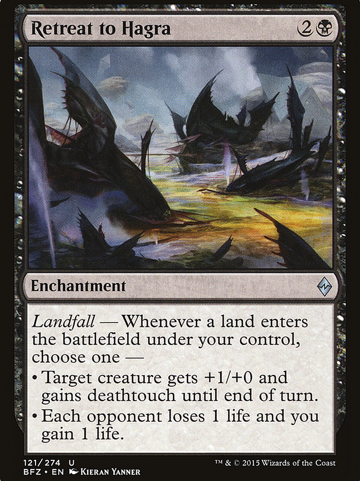 Retreat to Hagra (Battle for Zendikar) 1