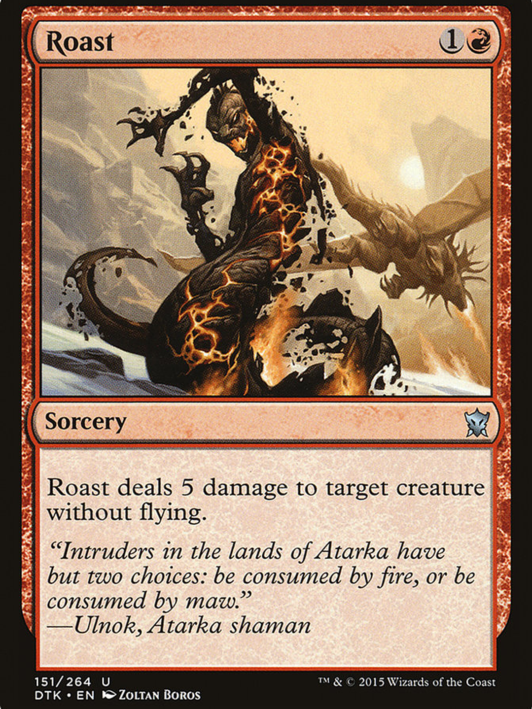 Roast (Dragons of Tarkir) 1