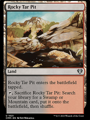 Rocky Tar Pit (Commander Masters)