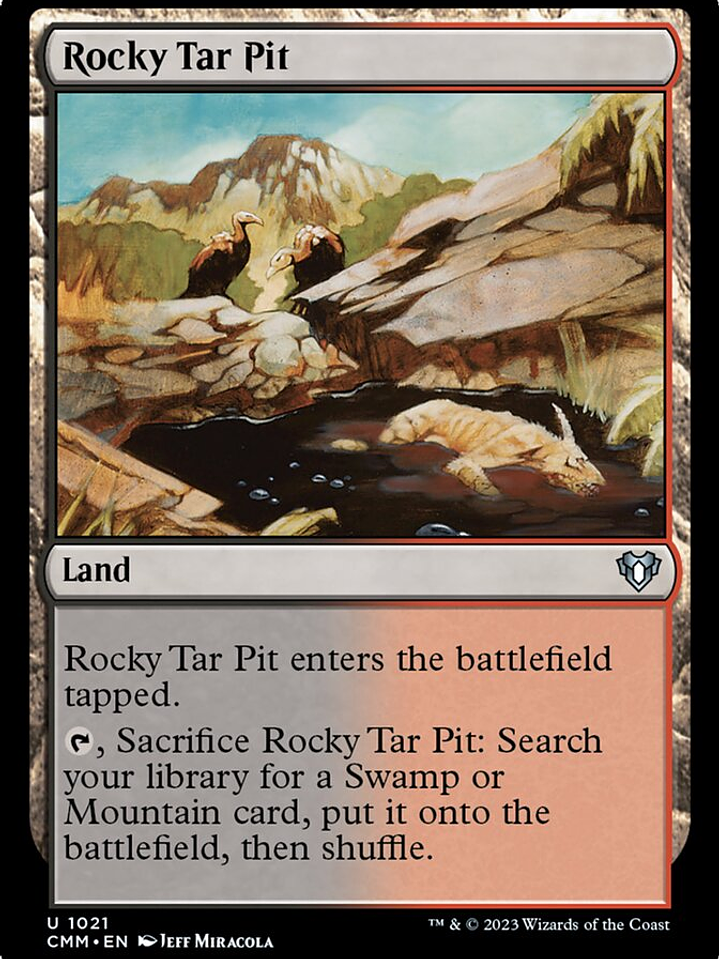 Rocky Tar Pit (Commander Masters) 1