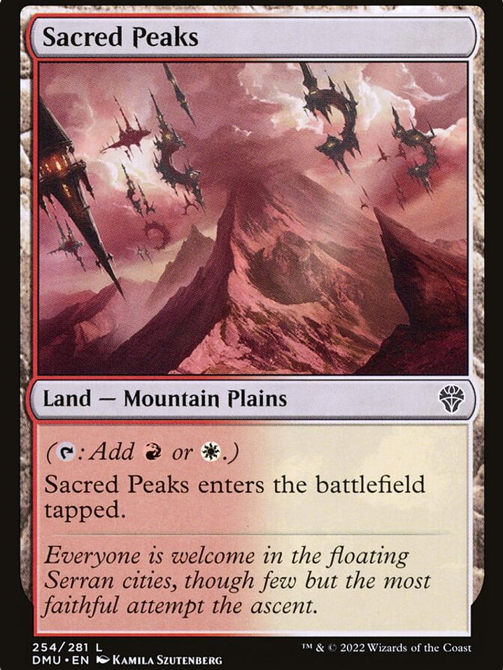 Sacred Peaks (Dominaria United) 1