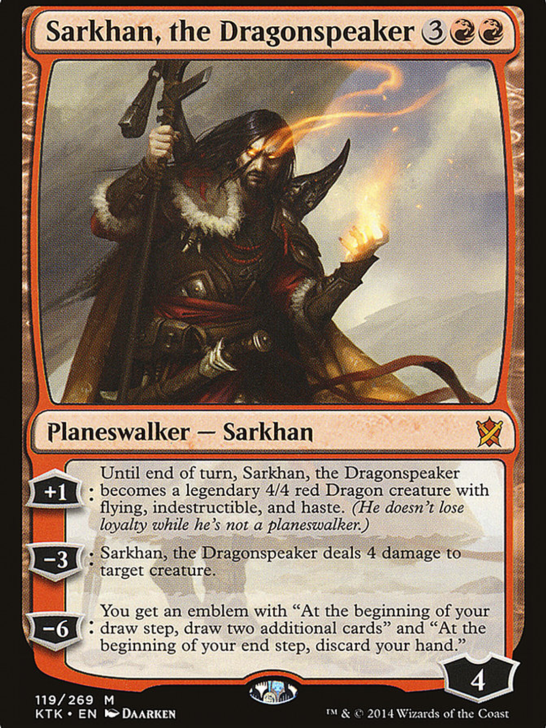 Sarkhan, the Dragonspeaker (Khans of Tarkir) 1