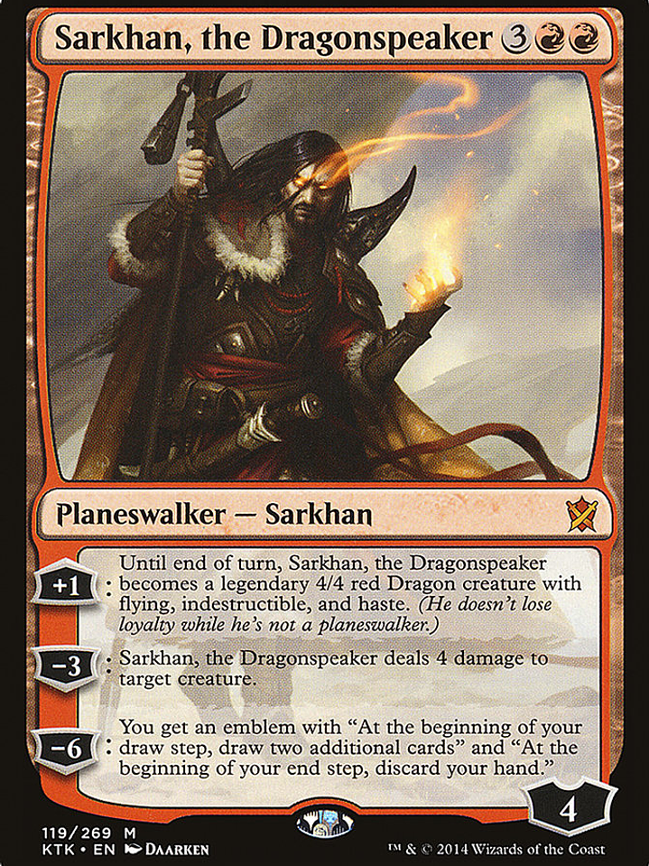 Sarkhan, the Dragonspeaker (Khans of Tarkir) 1