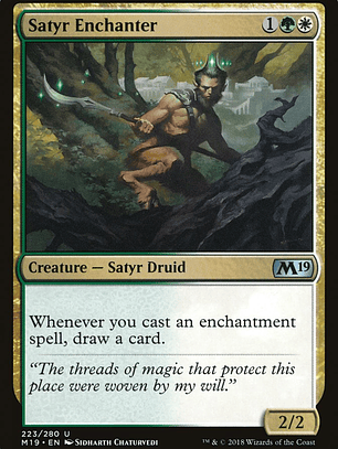Satyr Enchanter (Core Set 2019)