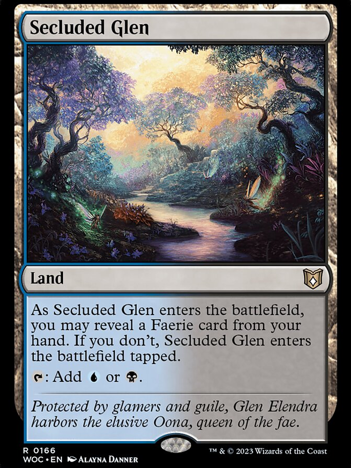 Secluded Glen (Wilds of Eldraine Commander) 1