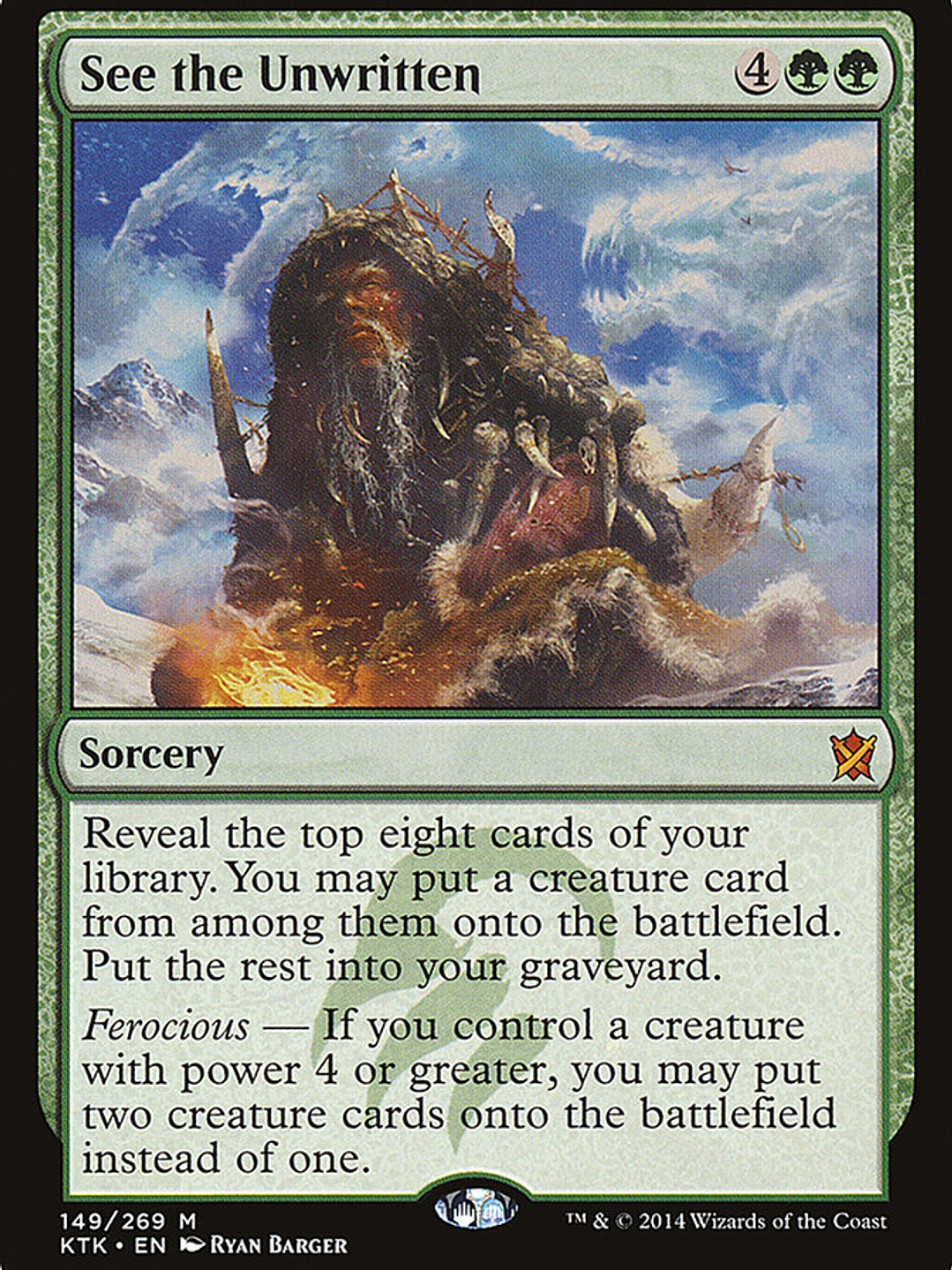 See the Unwritten (Khans of Tarkir) 1