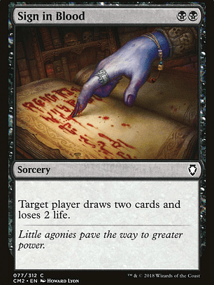 Sign in Blood (Commander Anthology Volume II)