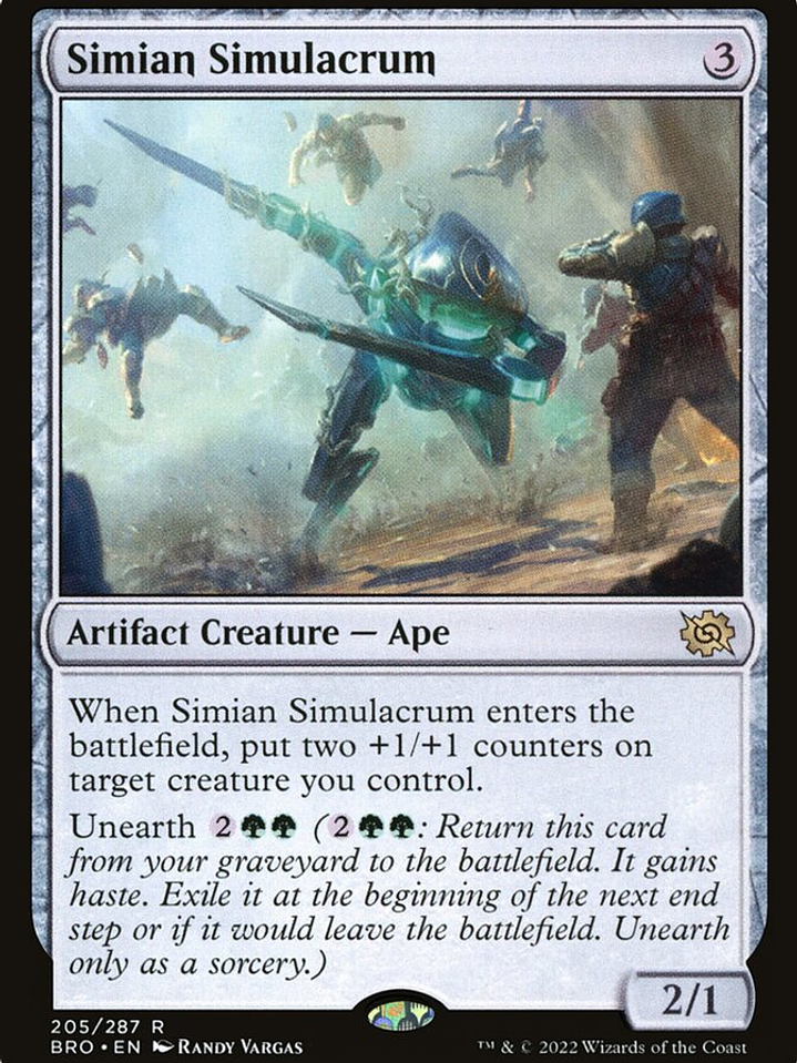 Simian Simulacrum (The Brothers' War) 1