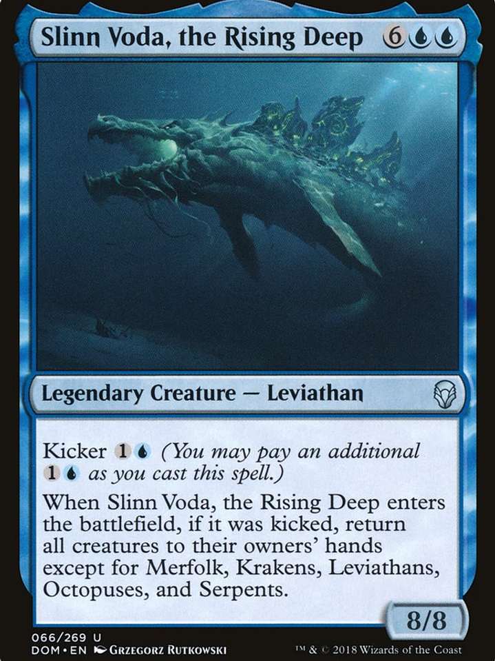 Slinn Voda, the Rising Deep (Dominaria) 1