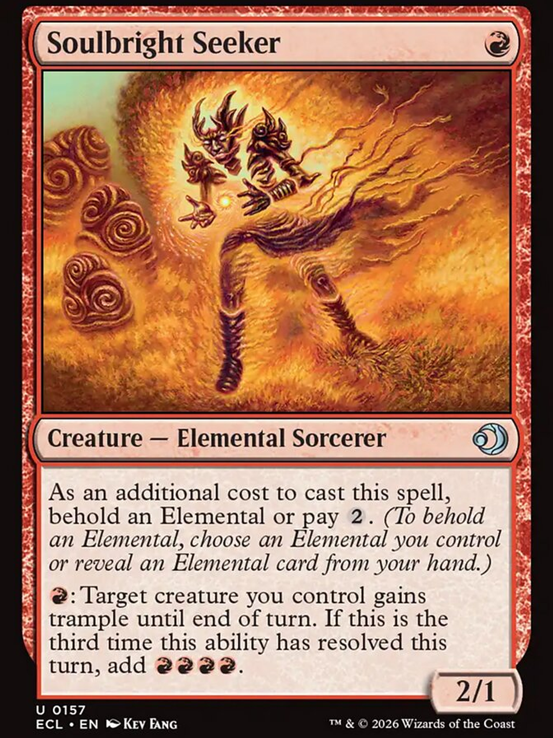 Soulbright Seeker (Lorwyn Eclipsed) 1