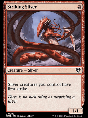 Striking Sliver (Commander Masters)