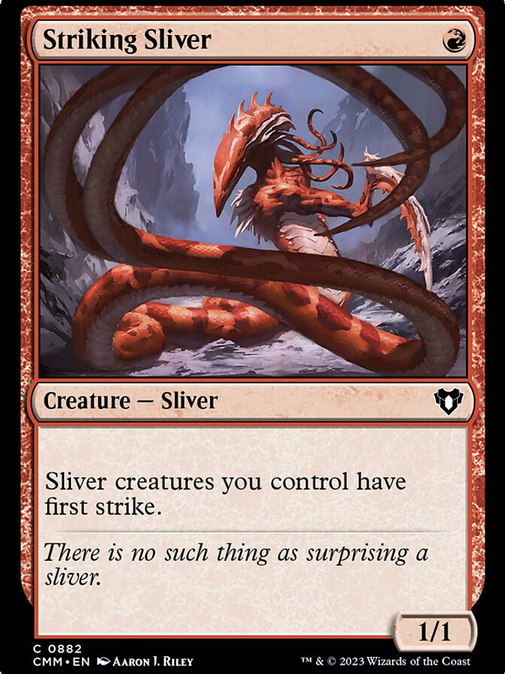 Striking Sliver (Commander Masters) 1