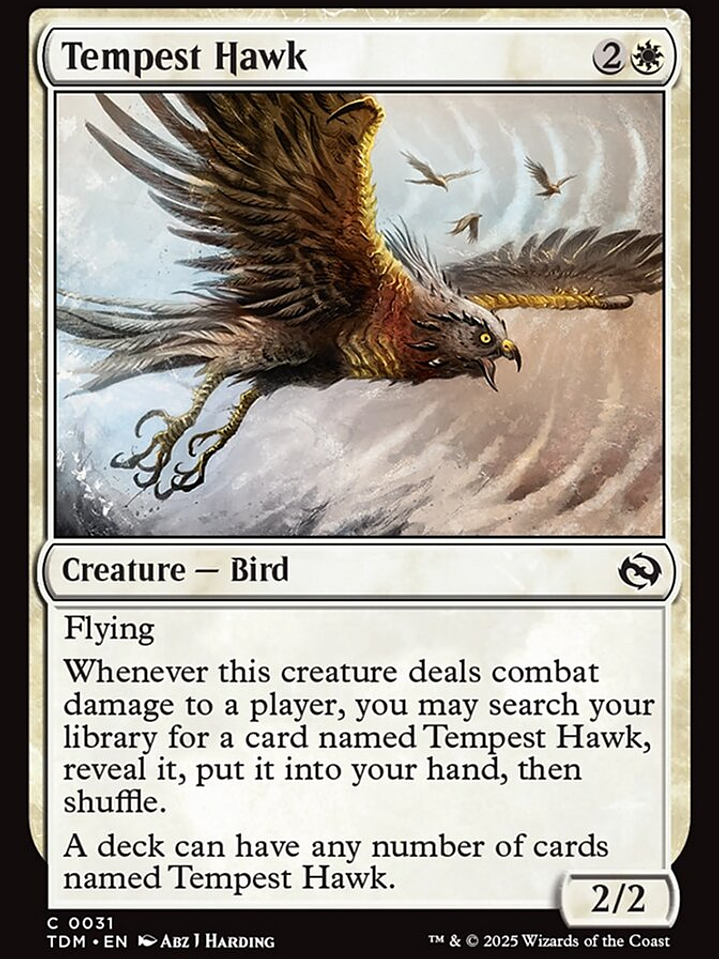 Tempest Hawk (Tarkir: Dragonstorm) 1
