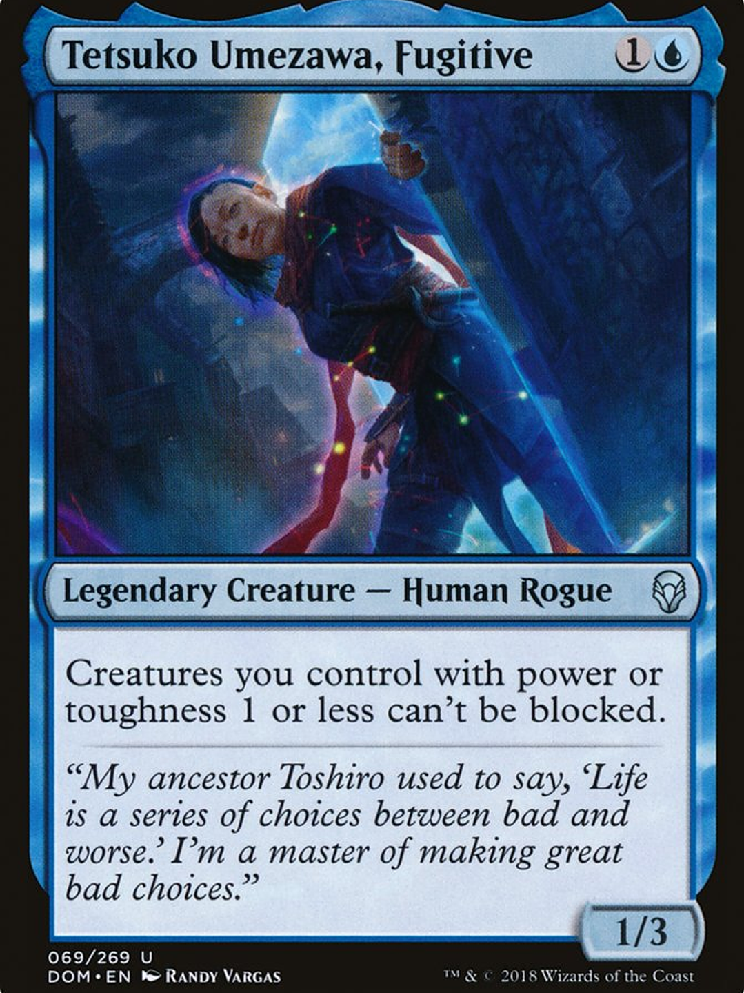 Tetsuko Umezawa, Fugitive (Dominaria) 1