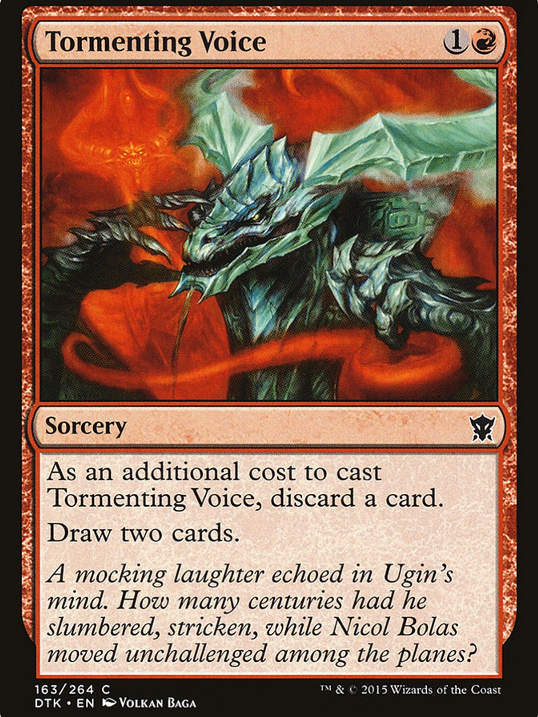 Tormenting Voice (Dragons of Tarkir) 1