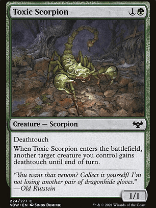 Toxic Scorpion (Innistrad: Crimson Vow)