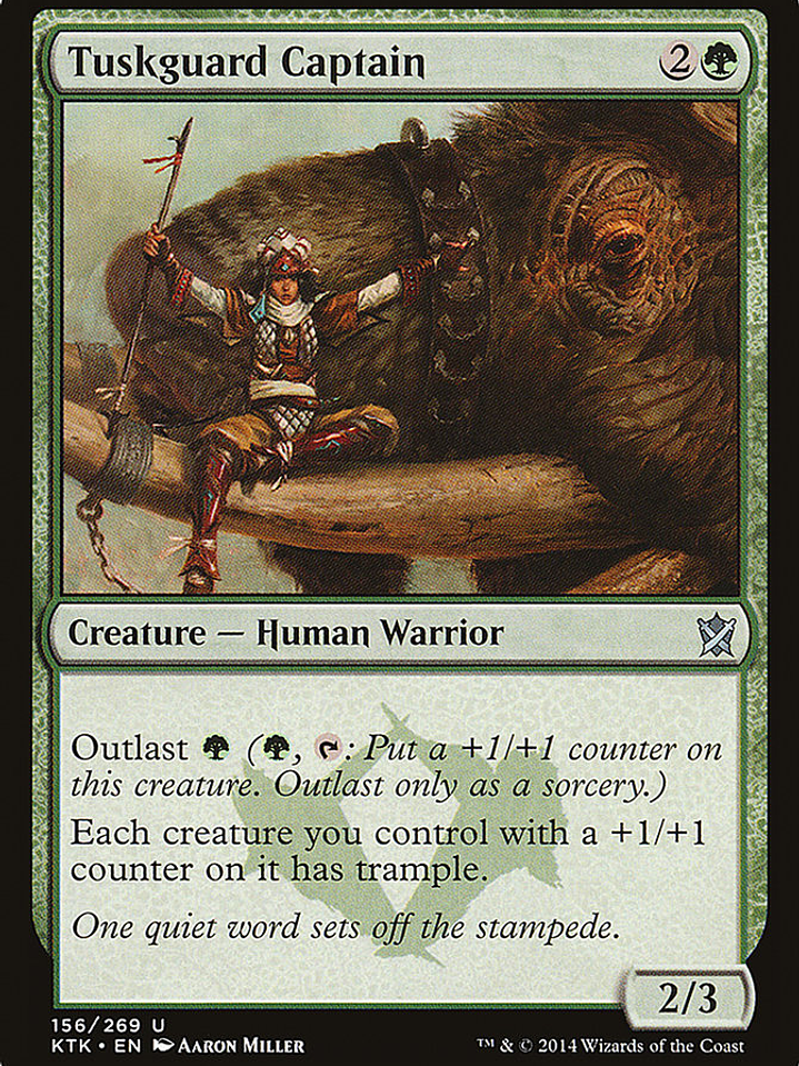Tuskguard Captain (Khans of Tarkir) 1