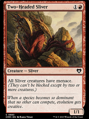 Two-Headed Sliver (Commander Masters)