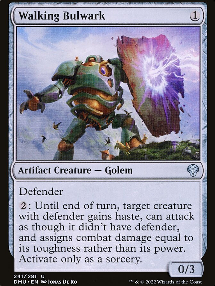 Walking Bulwark (Dominaria United) 1