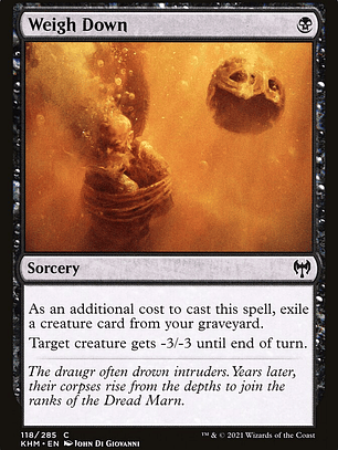 Weigh Down (Kaldheim)