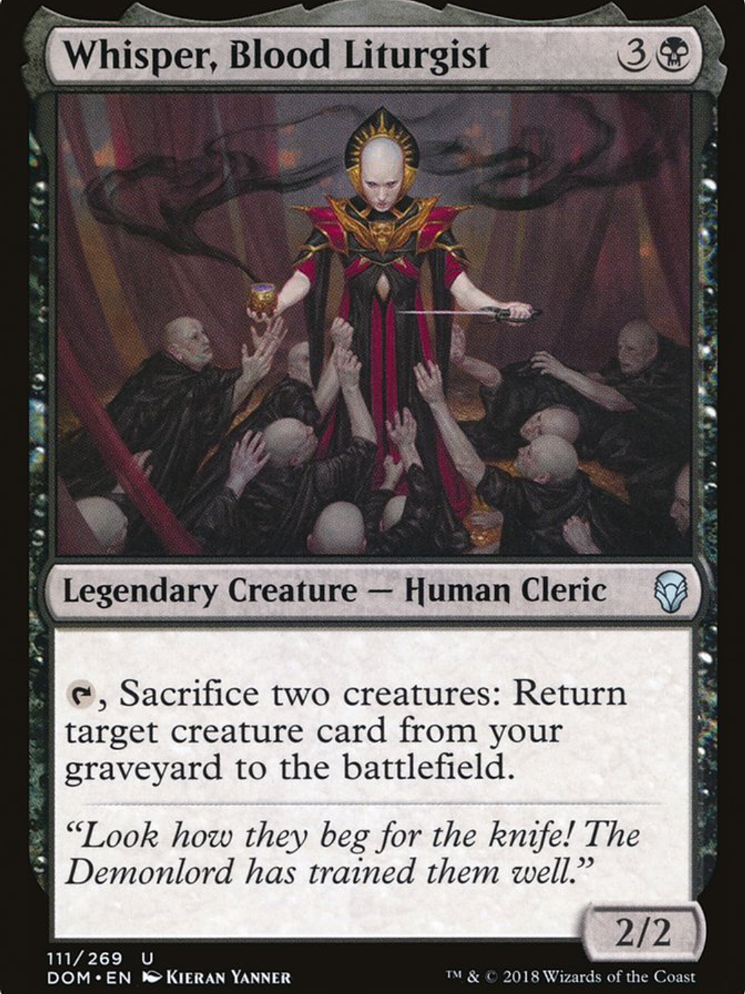 Whisper, Blood Liturgist (Dominaria) 1