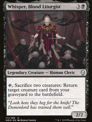 Whisper, Blood Liturgist (Dominaria)